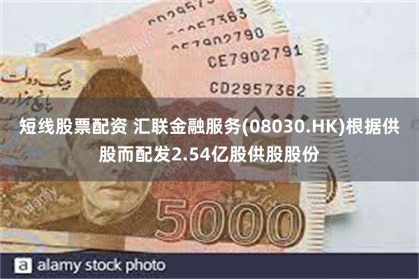 短线股票配资 汇联金融服务(08030.HK)根据供股而配发2.54亿股供股股份