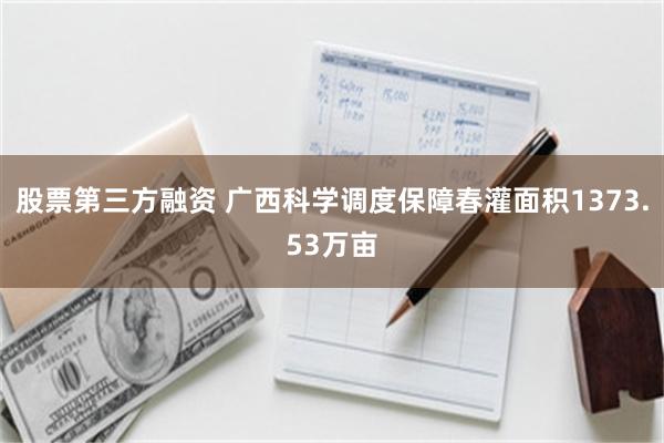 股票第三方融资 广西科学调度保障春灌面积1373.53万亩