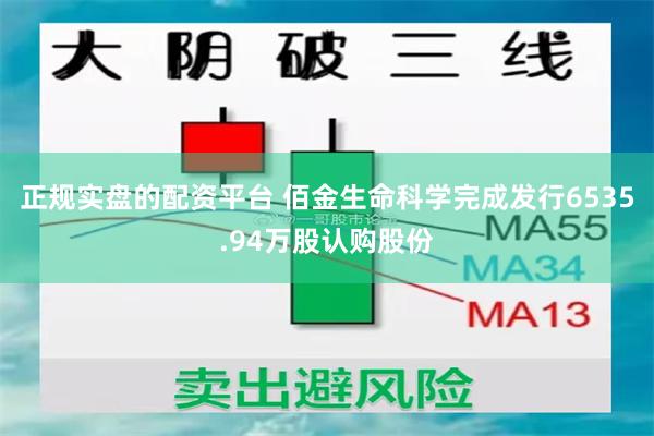 正规实盘的配资平台 佰金生命科学完成发行6535.94万股认购股份