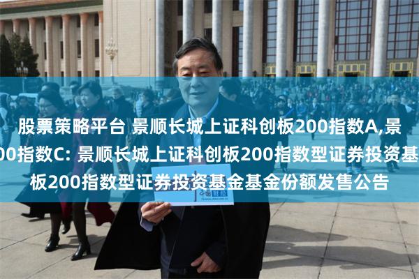 股票策略平台 景顺长城上证科创板200指数A,景顺长城上证科创板200指数C: 景顺长城上证科创板200指数型证券投资基金基金份额发售公告