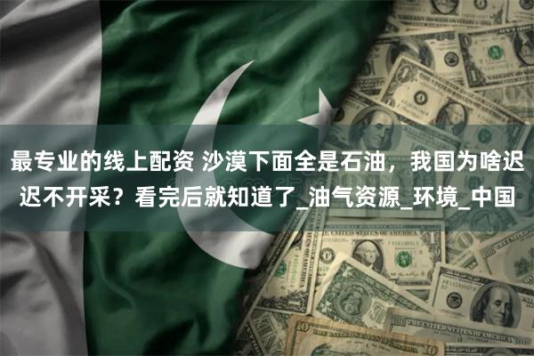 最专业的线上配资 沙漠下面全是石油，我国为啥迟迟不开采？看完后就知道了_油气资源_环境_中国